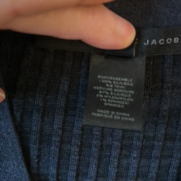 Mark Jacob’s 90% silk sweater navy - Picture 3 of 7